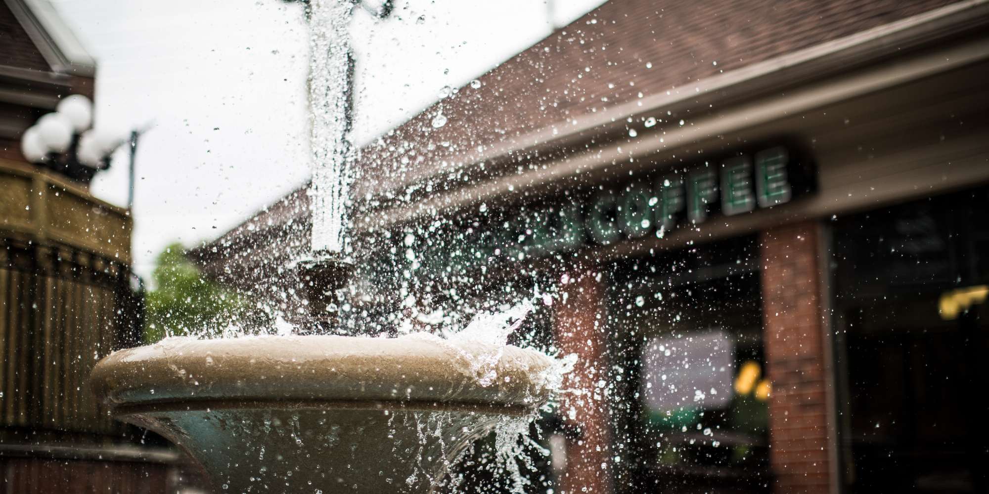 Shopping plaza at 1900 Dundas Street in Sheridan neighbourhood Mississauga