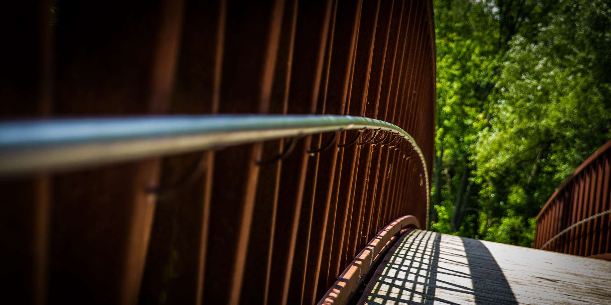 Scenic walking trail along Credit River in Meadowvale Village Mississauga for outdoor recreation