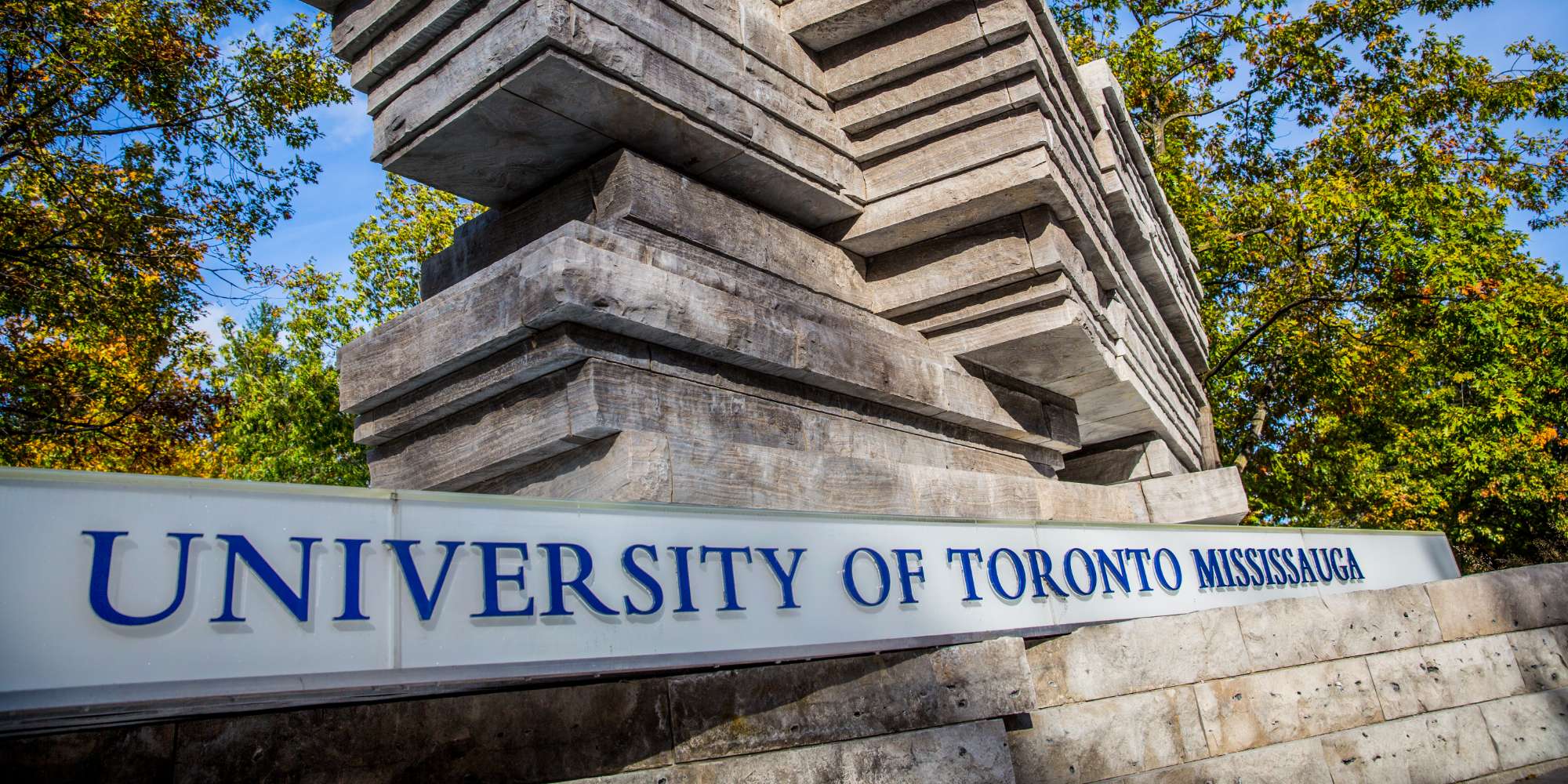 University of Toronto Mississauga entrance near Erin Mills neighbourhood